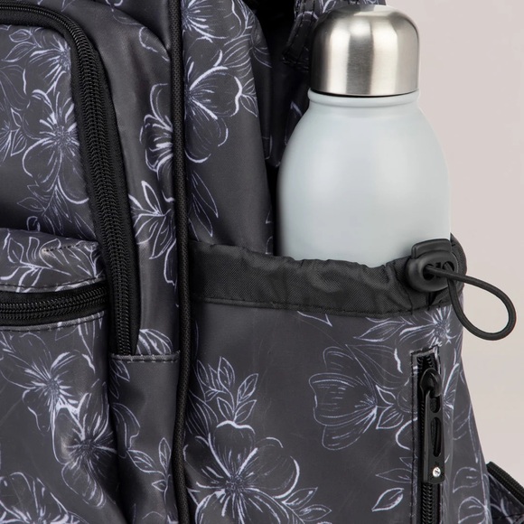 JuJuBe Dr Mom Multi-Carry Backpack Deluxe Diaper Bag - Floral Print - Picture 6 of 7